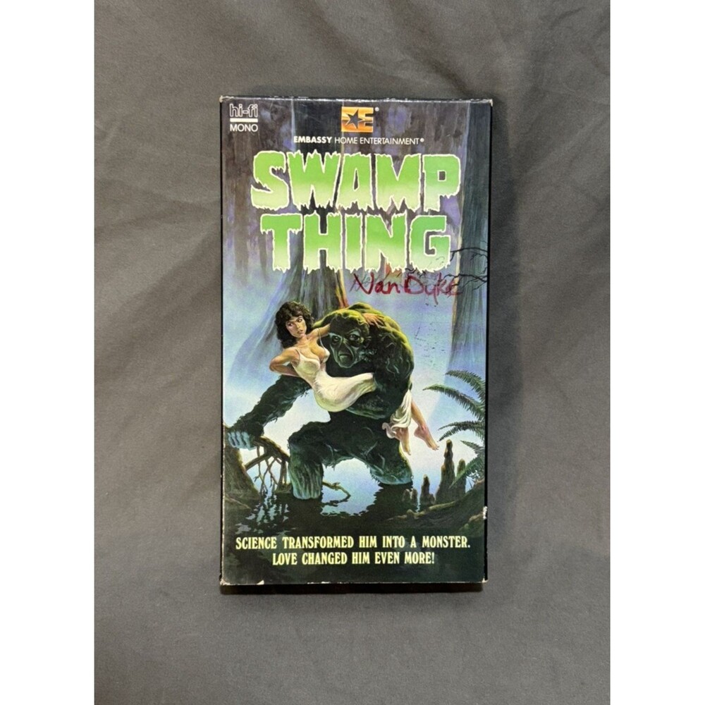 Swamp Thing (VHS, 1986) Embassy Wes Craven Halloween Horror Rare 80’s Movie DC